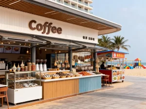 银滩新商业街有哪些必逛店铺，银滩酒店周边有什么好吃好玩的？